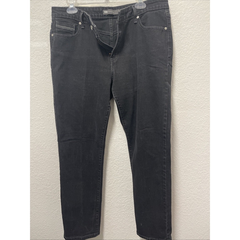 Levi's Women's Mid Rise Skinny Black Size 16M/34W